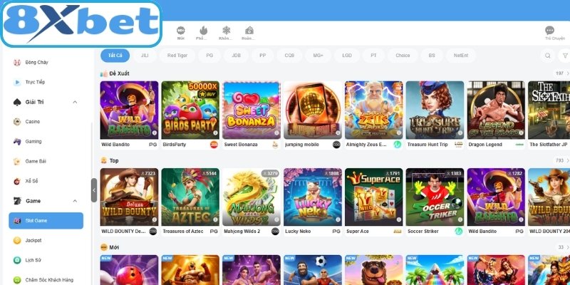 Tổng hợp thông tin chi tiết về sảnh nổ hũ 8xbet